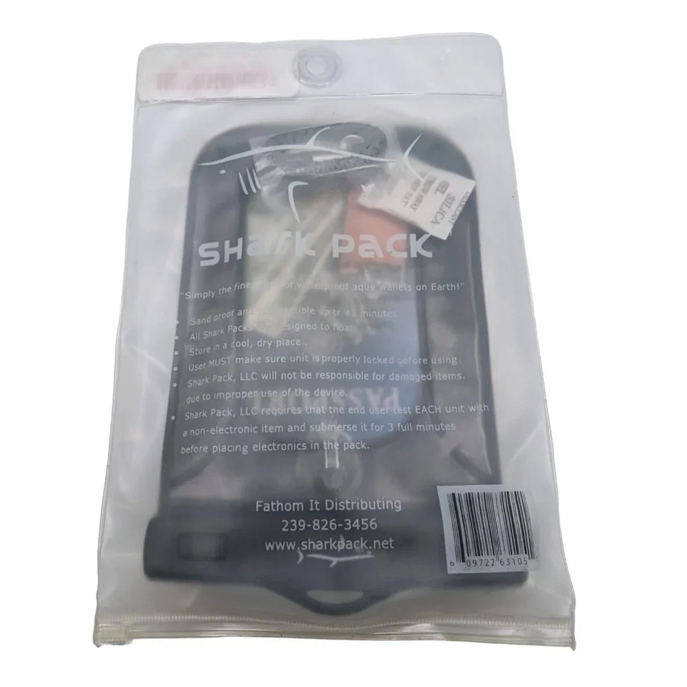 New Genuine Shark Pack Waterproof Phone Pouch Dry Bag Floating